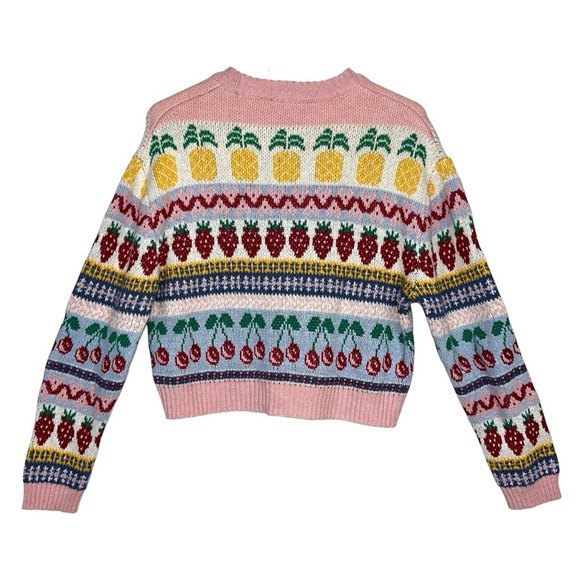 Zara Fruit Jacquard Sweater - Picture 4 of 6